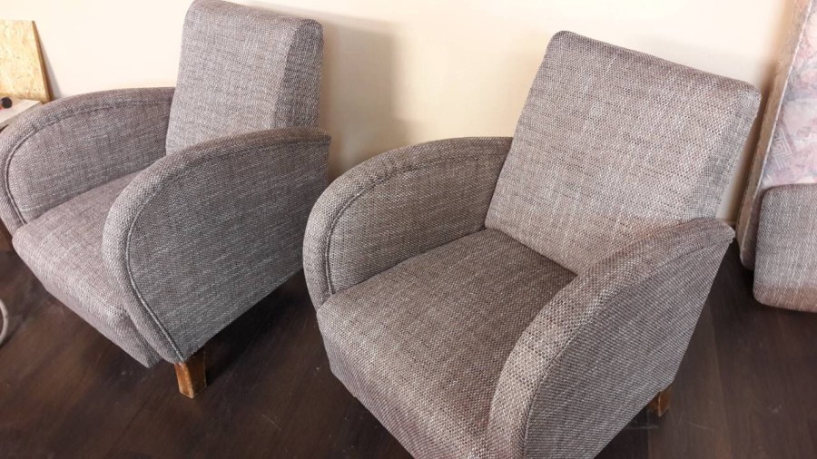 Szövet fotelek áthúzása - Kárpitos Vác