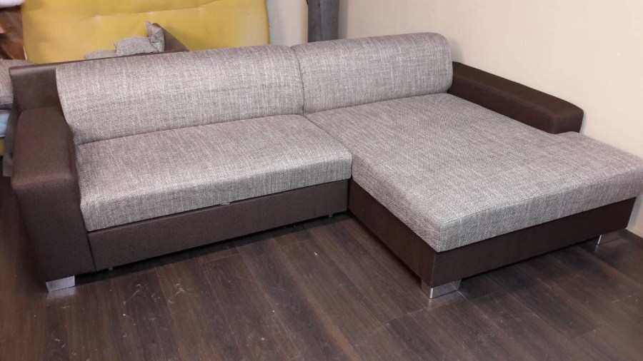 Kihúzható L -alakú kanapé áthúzása - Kárpitos Vác