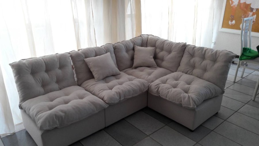 L- alakú sarokkanapé áthúzása - Kárpitos Vác